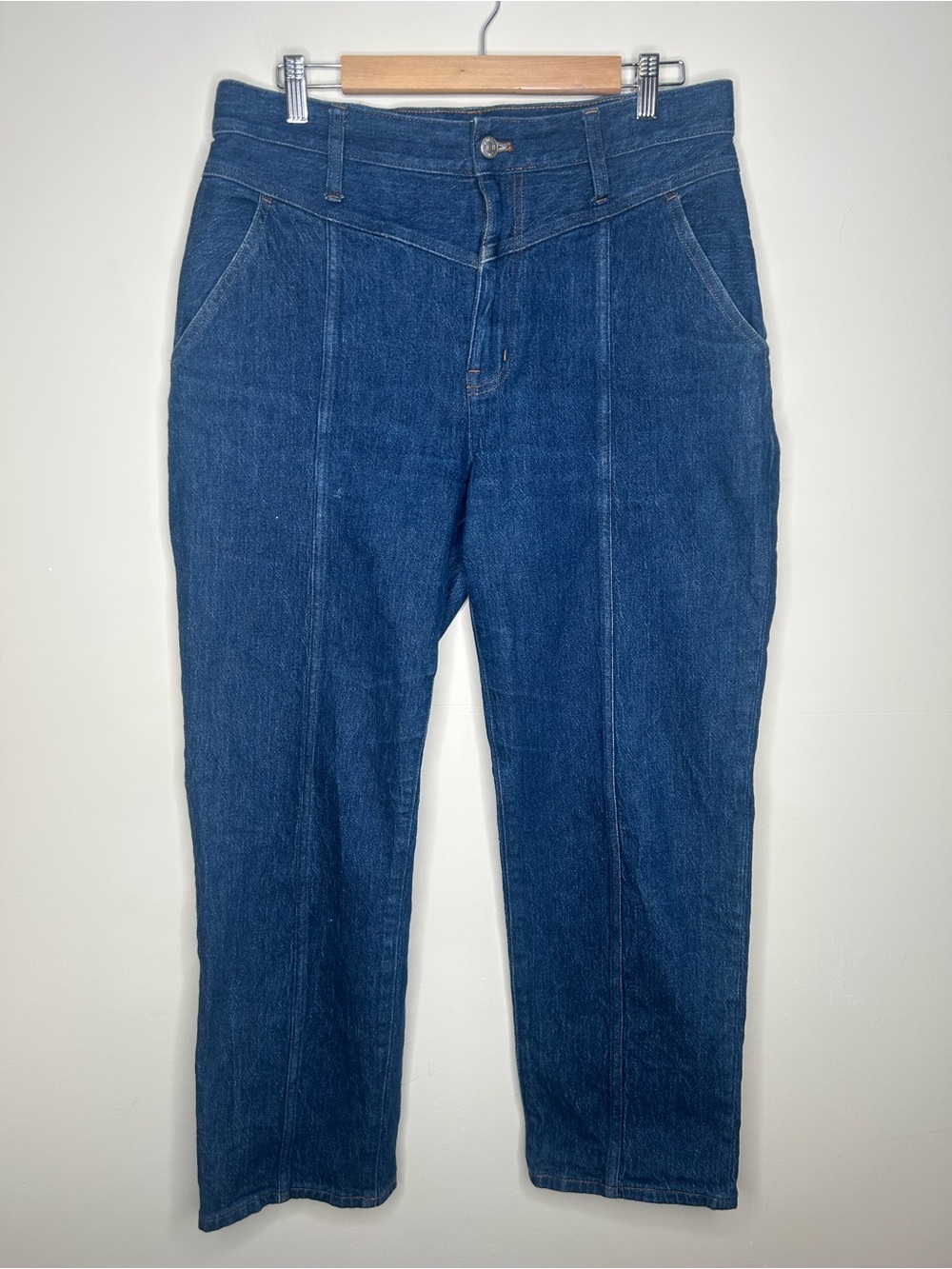Madewell The Perfect Vintage Straight Jean Size 30 Like New Blue Wash